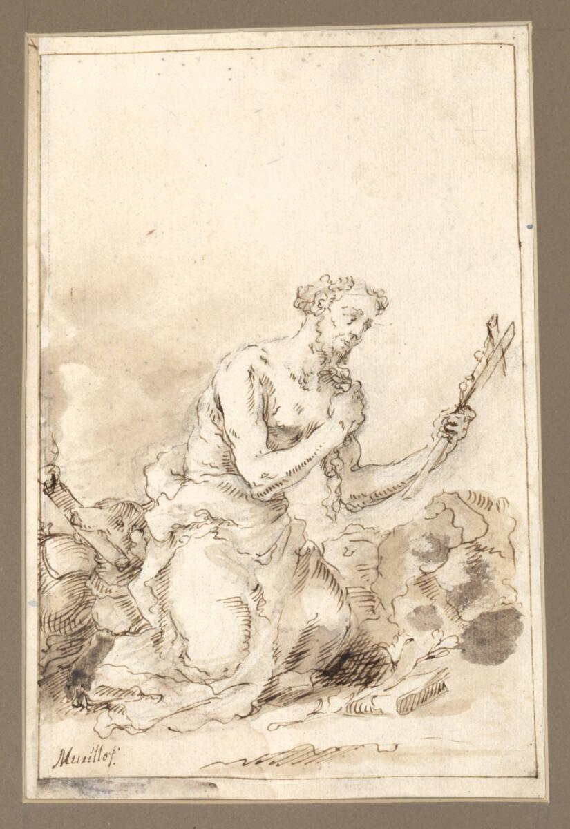 Bartolomé Esteban Murillo, Der heilige Dominikus, Inv. Nr.: 13090