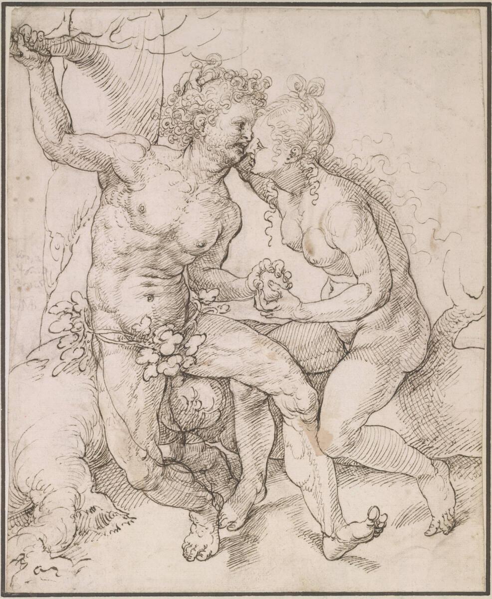 Jan Gossaert, Der Sündenfall, Inv. Nr.: 13341
