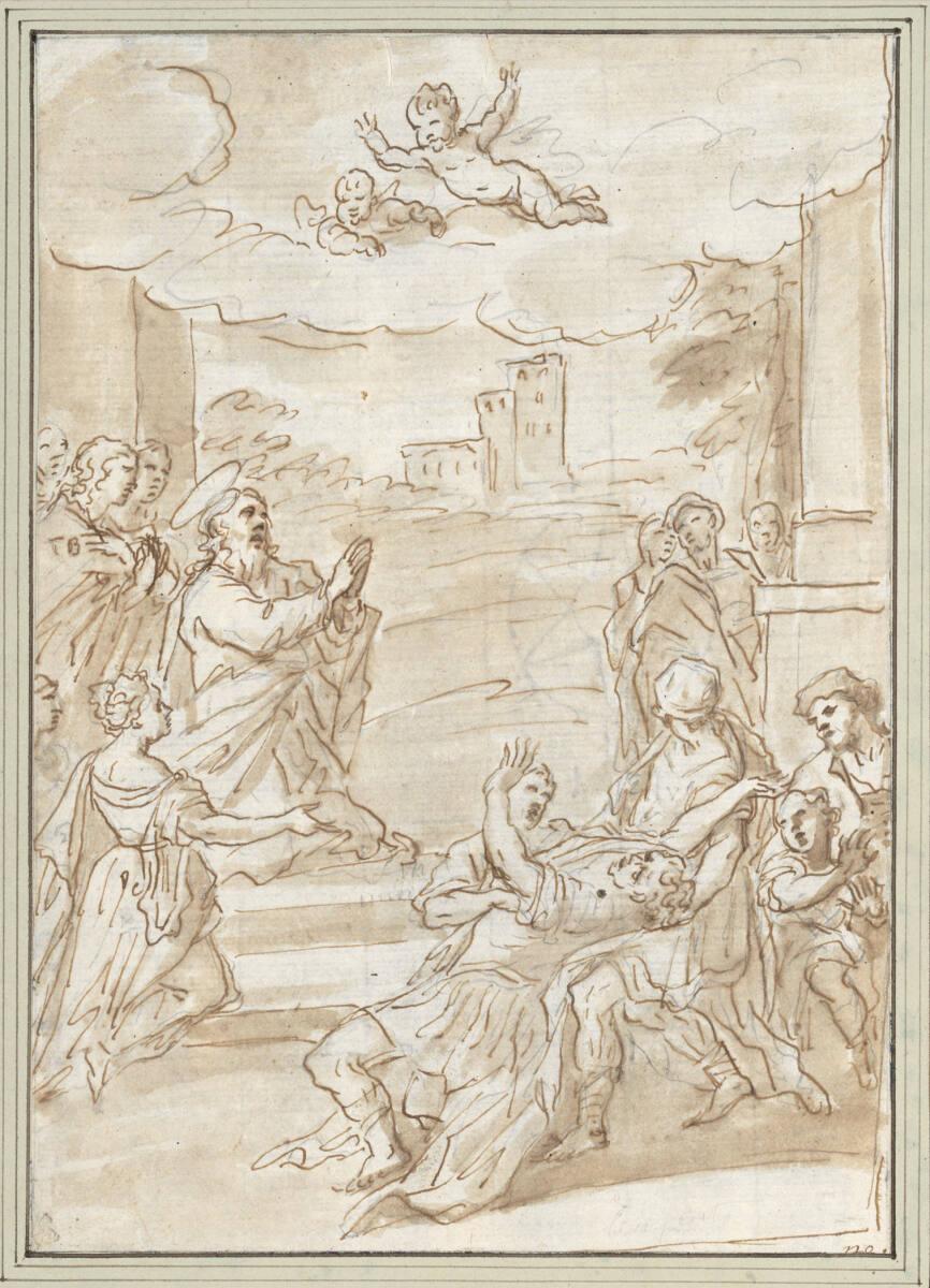 Anonym, Unidentifizierte Szene aus dem Leben eines Heiligen, Inv. Nr.: 13185