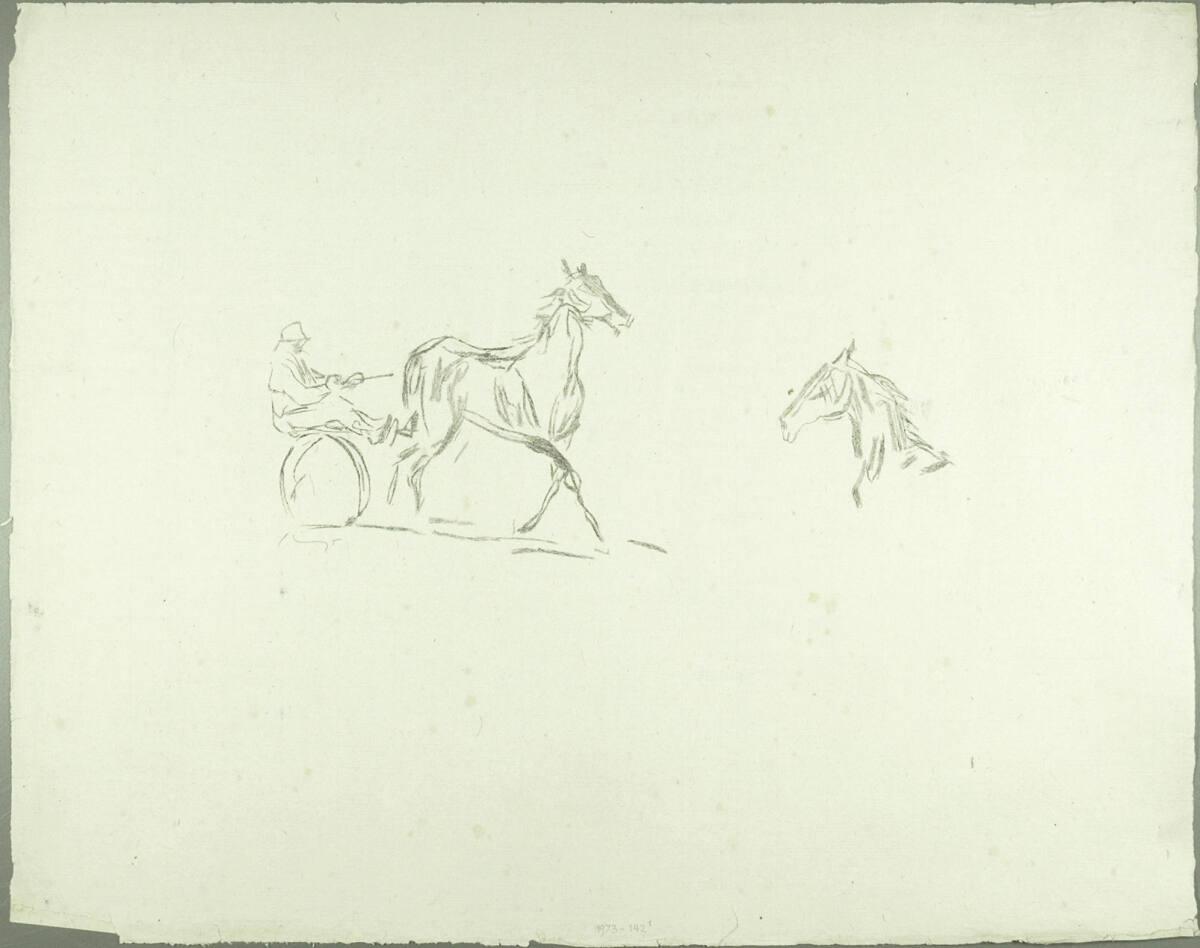 Max Slevogt, Trabrennen, Inv. Nr.: DG1973/142/1
