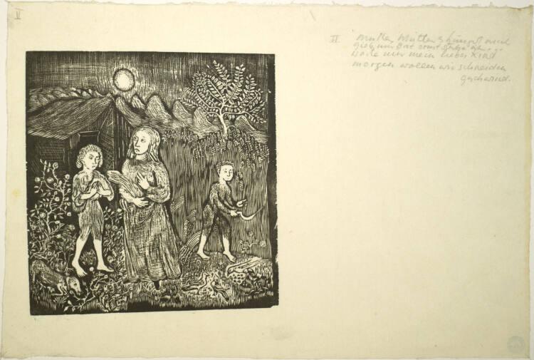 Margret Bilger, Mutter Mutter, es hungert mich (Des Knaben Wunderhorn), Inv. Nr.: DG1943/28