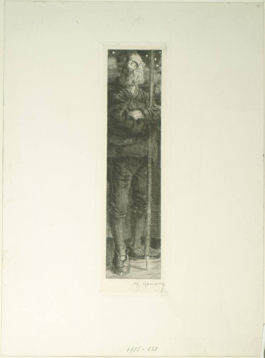 Stehender Bergbauer, Alfred Cossmann