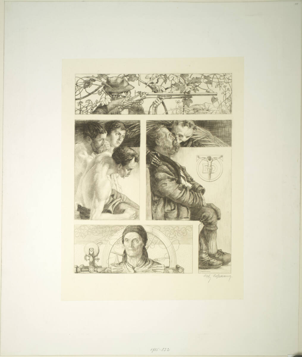 Allegorie auf Leben und Tod, Alfred Cossmann