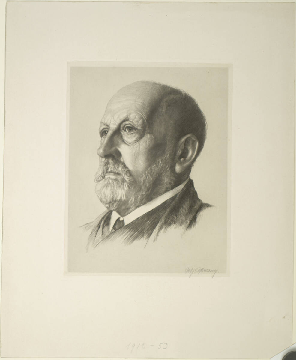 Herrenbildnis, Alfred Cossmann