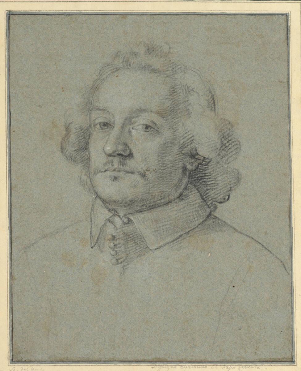 Giovanni Battista Salvi gen. Sassoferrato, Brustbild eines Mannes halb nach links, Inv. Nr.: 13…