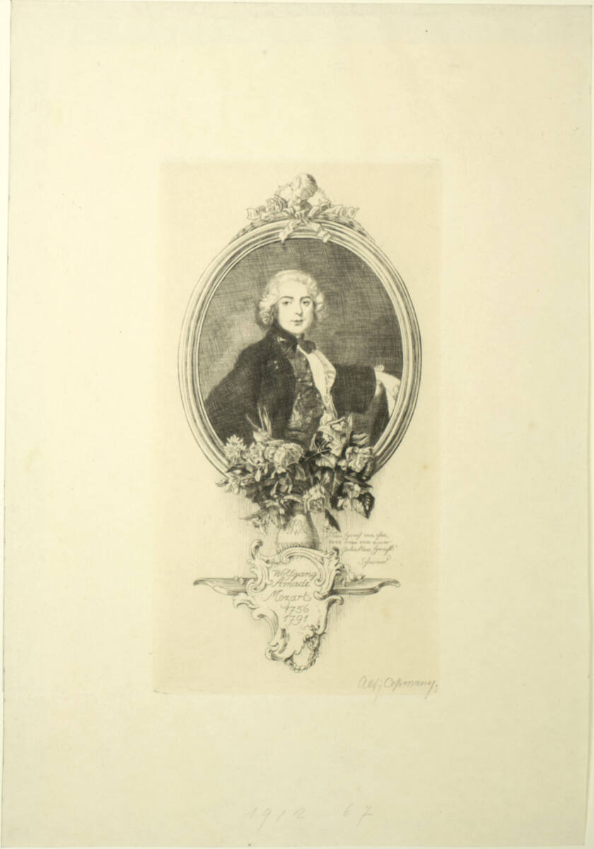 Wolfgang A. Mozart, Alfred Cossmann