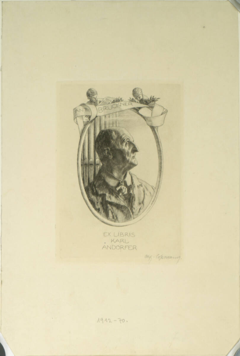 Ex libris Karl Andorfer, Alfred Cossmann