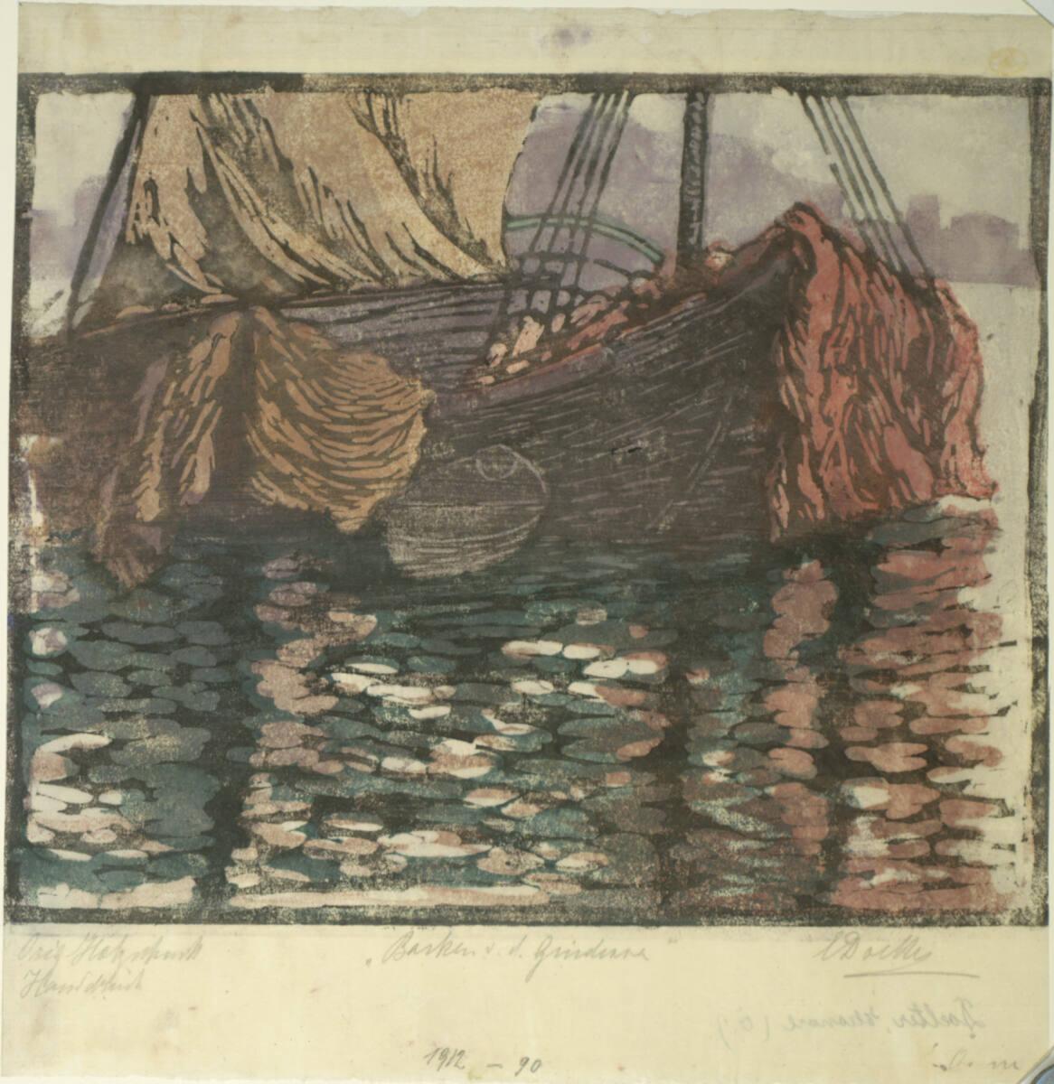 Eleonore Doelter, Barken v. d. Giudecca, Inv. Nr.: DG1912/90