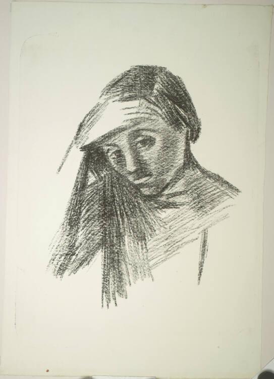 Leopold Birstinger, Frau in Meditation, Inv. Nr.: DG1954/220