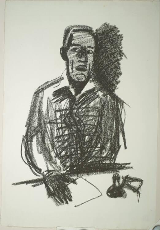 Leopold Birstinger, Selbstbildnis, Inv. Nr.: DG1954/221