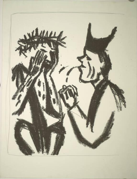 Leopold Birstinger, Verspottung Christi, Inv. Nr.: DG1954/51