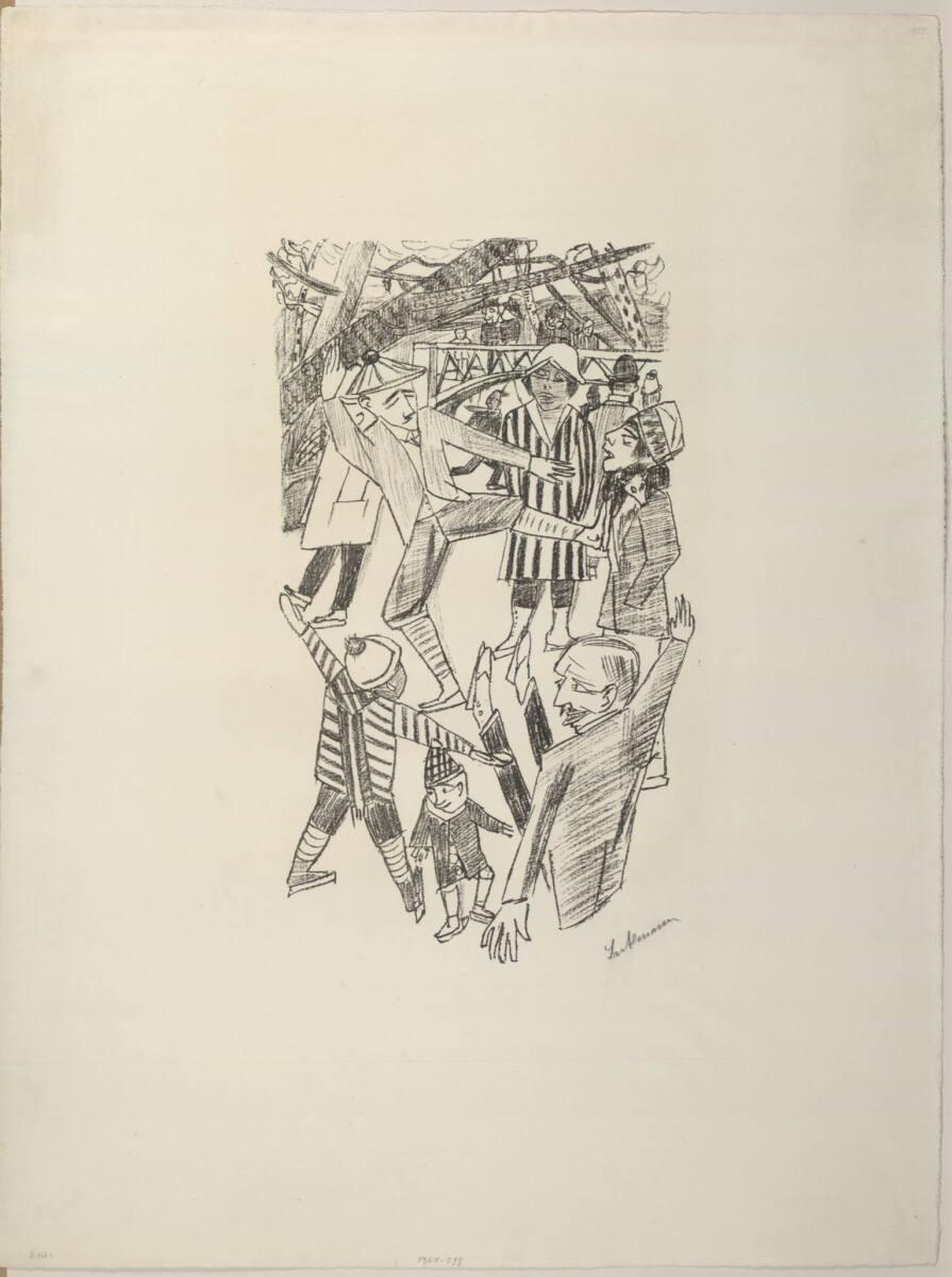 Max Beckmann, Eislauf, Inv. Nr.: DG1961/399
