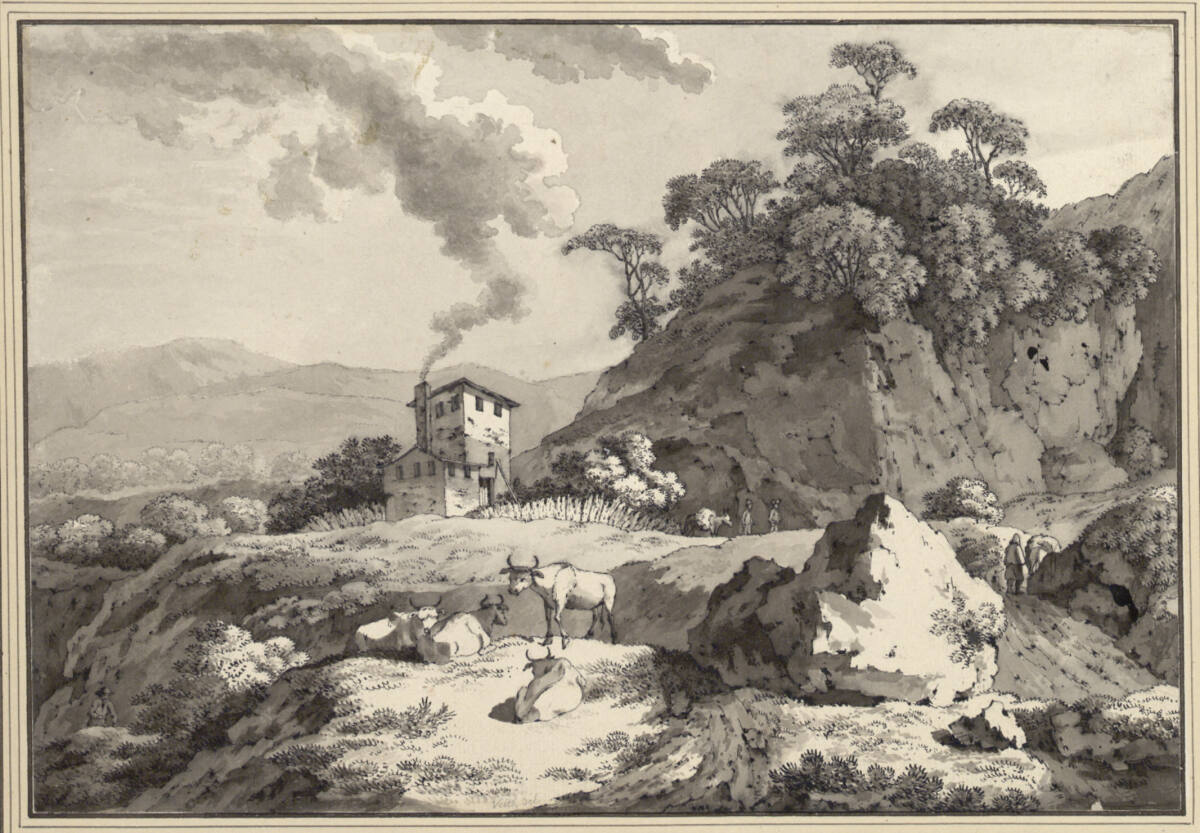 "In der Gegend des Wehlstaedter Schlosses", Johann Philipp Veith