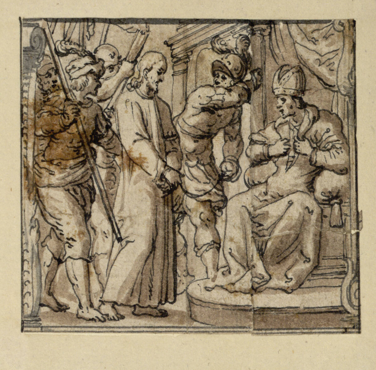 Christus vor Kaiphas, Abraham van Diepenbeeck