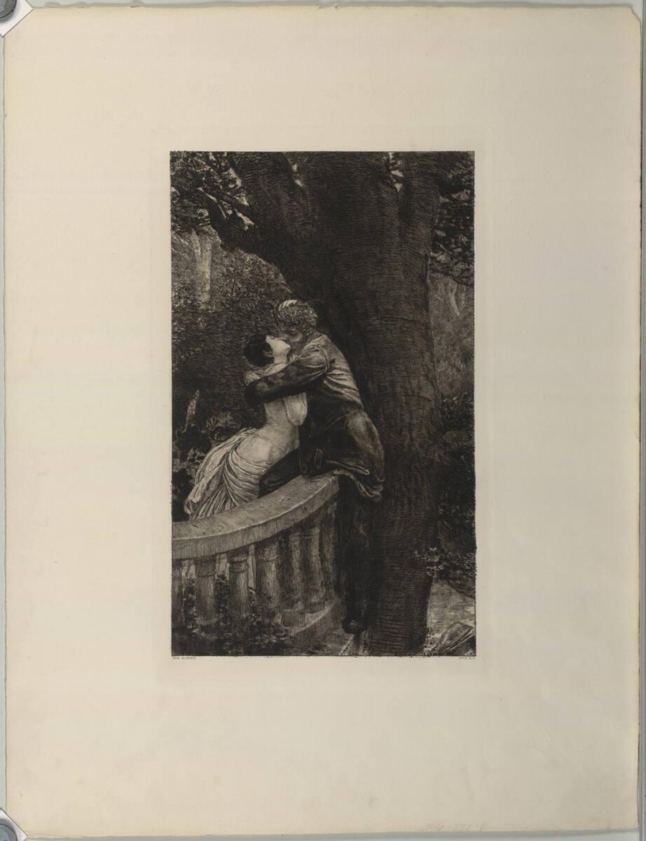Max Klinger, Eine Liebe (Opus X); Im Park, Inv. Nr.: DG1910/370/4