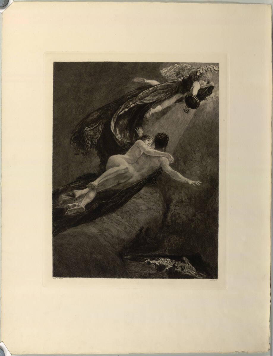 Max Klinger, Eine Liebe (Opus X); Neue Träume von Glück, Inv. Nr.: DG1910/370/7