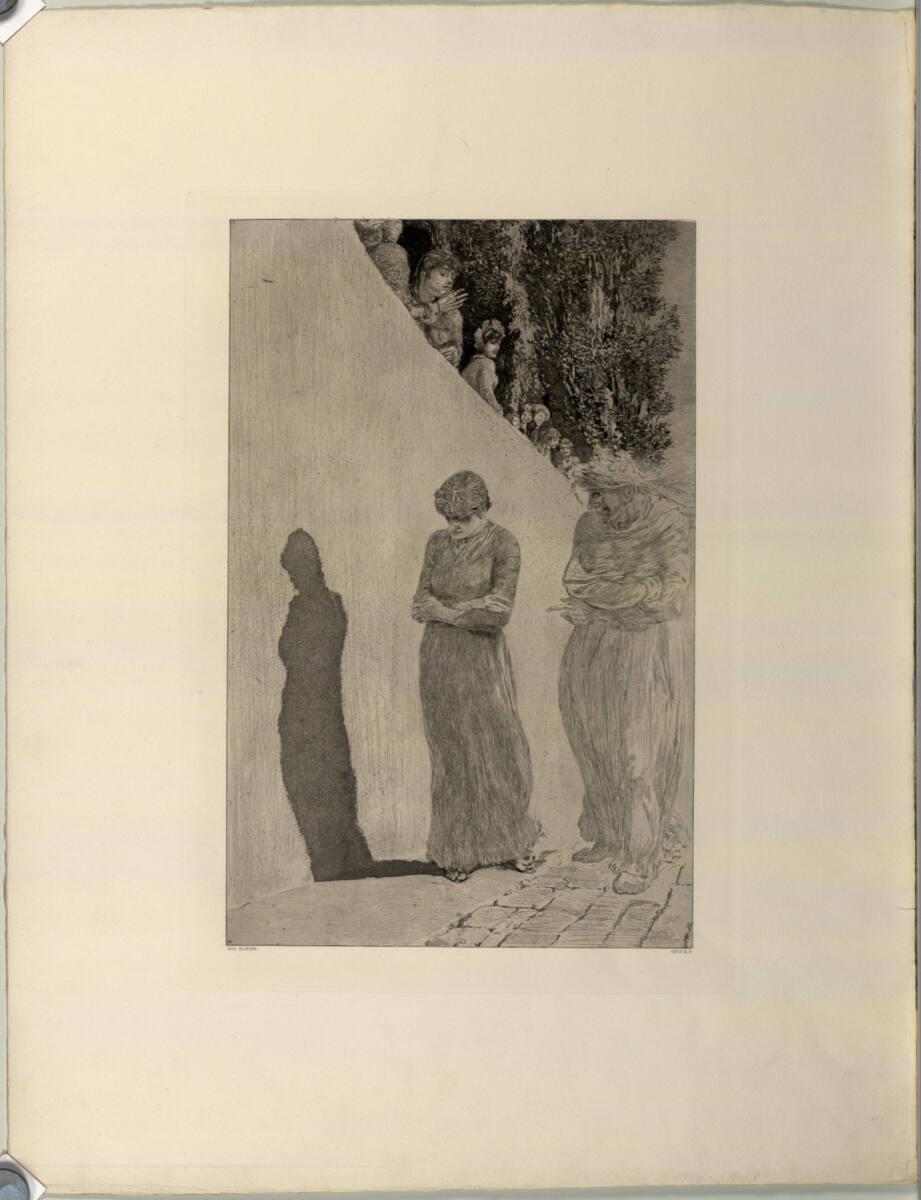 Max Klinger, Eine Liebe (Opus X); Schande, Inv. Nr.: DG1910/370/9