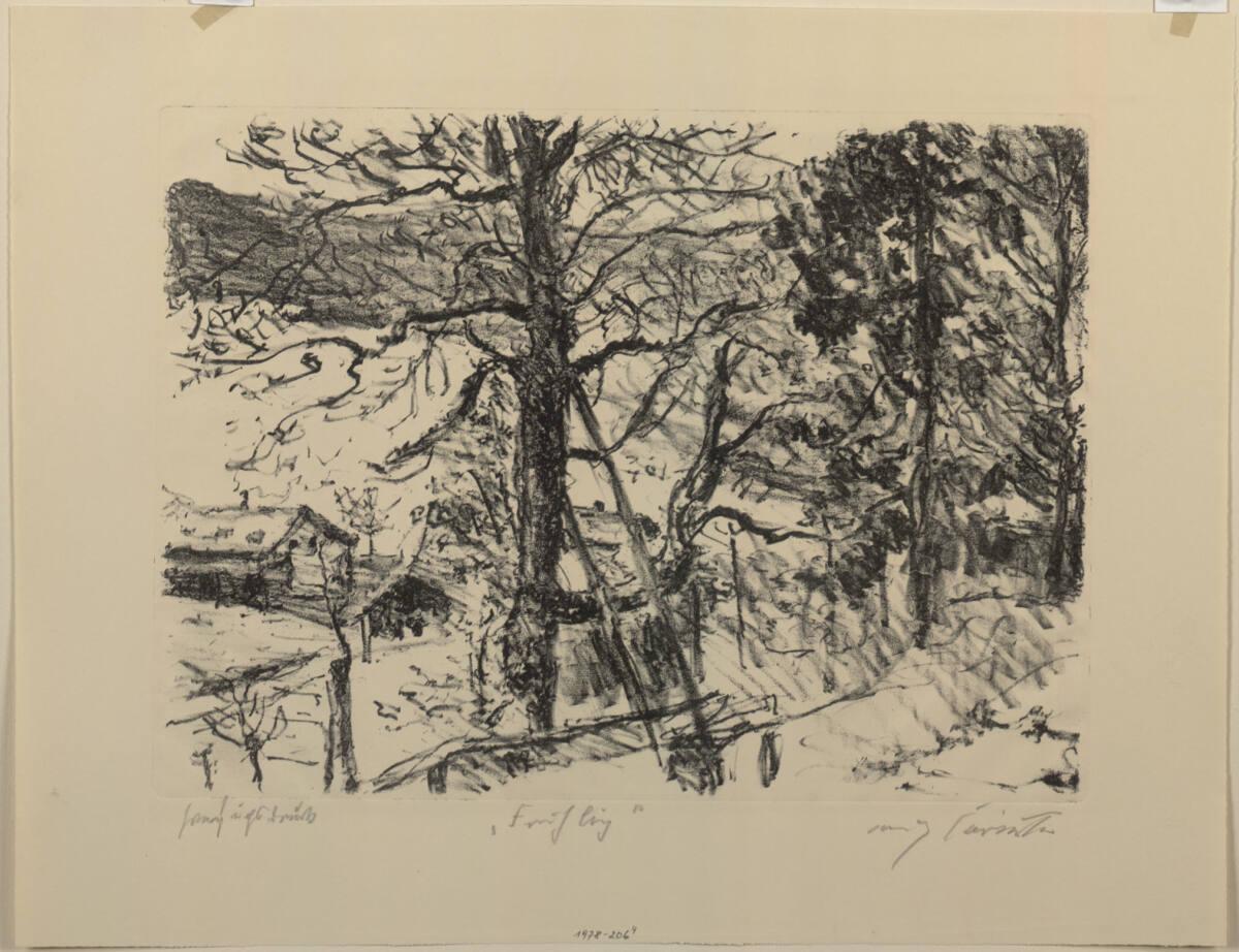 Lovis Corinth, Vorfrühling im Gebirge; Frühling, Inv. Nr.: DG1978/206/4