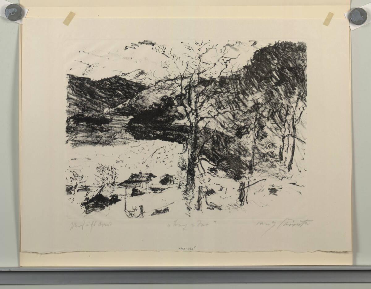 Lovis Corinth, Vorfrühling im Gebirge; Bergsee, Inv. Nr.: DG1978/206/5
