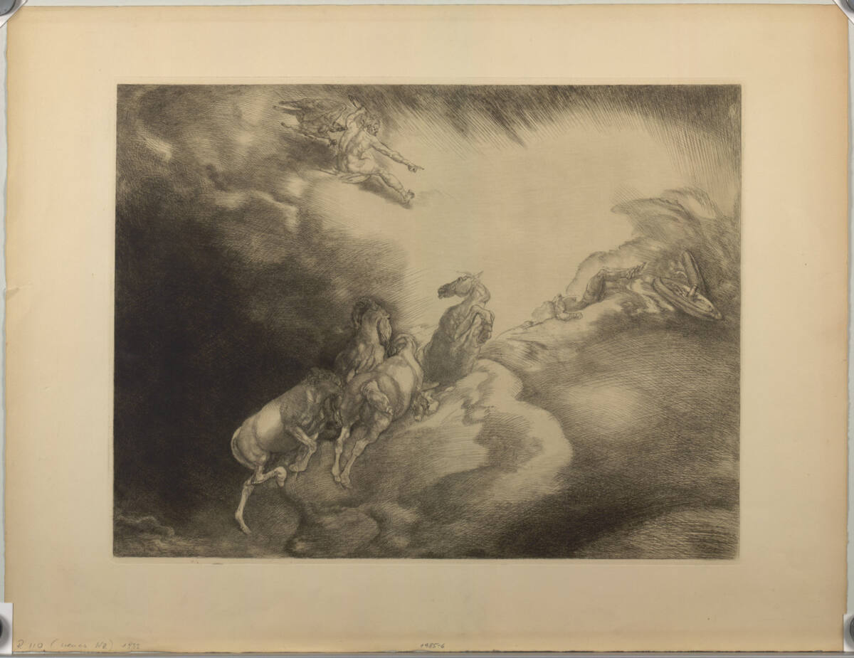 Sturz des Phaeton ("großes Blatt"), Rudolf Jettmar, 1932