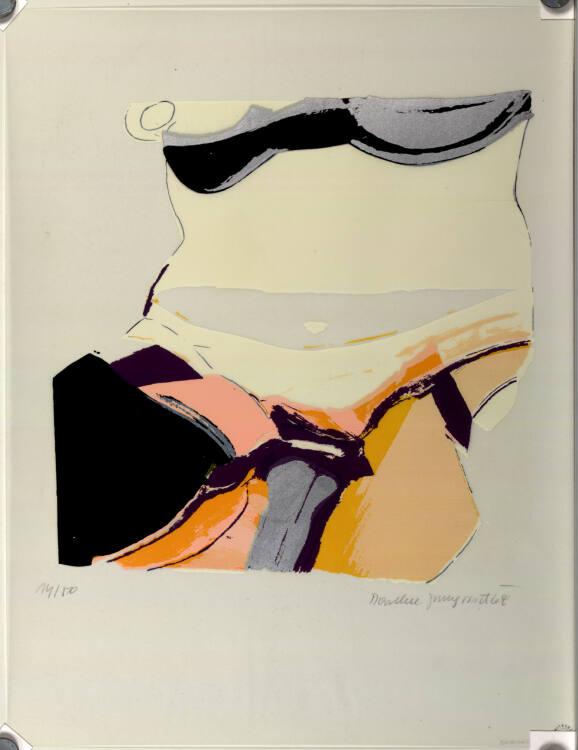Martha Jungwirth, Denkblasen; Abstrakte Komposition, Inv. Nr.: DG2005/10875/3