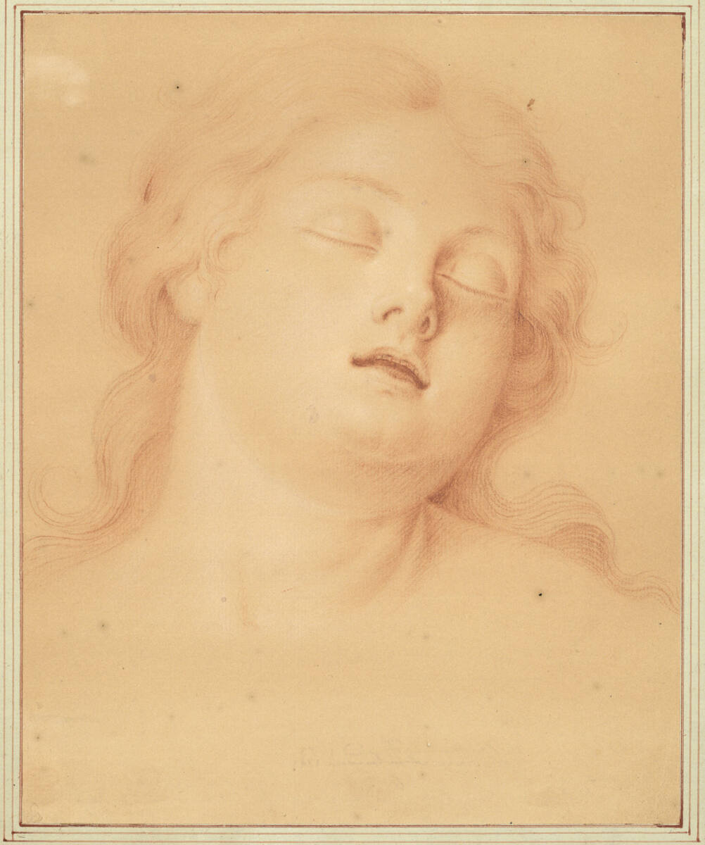 Junge Frau mit geschlossenen Augen (Brustbild), Gerard Wigmana