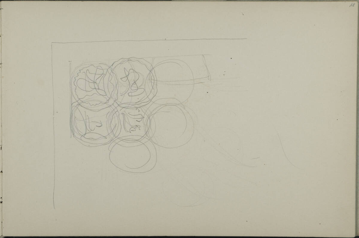 ornamentale Studie, Leopold Bauer, 1899