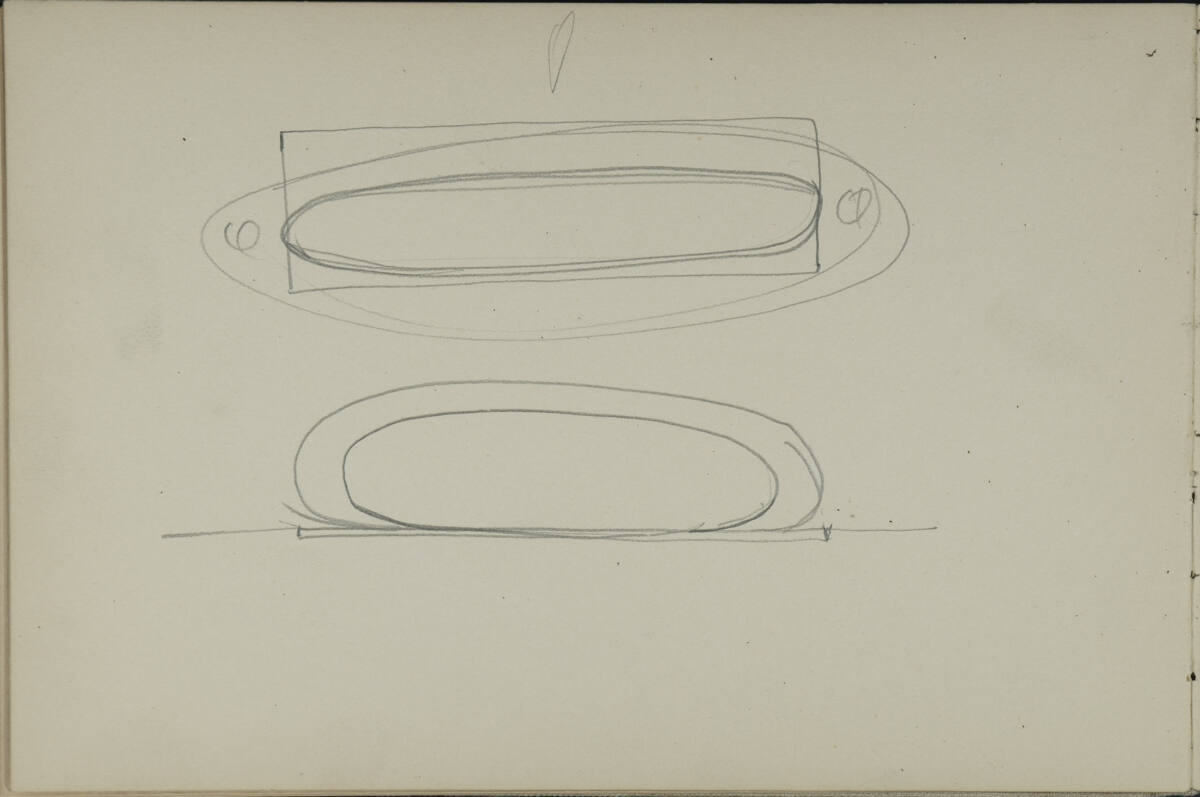 Architekturskizze?, Leopold Bauer, 1900