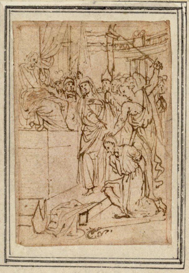 Enthauptung eines Bischofs, Inv. Nr.: 13448