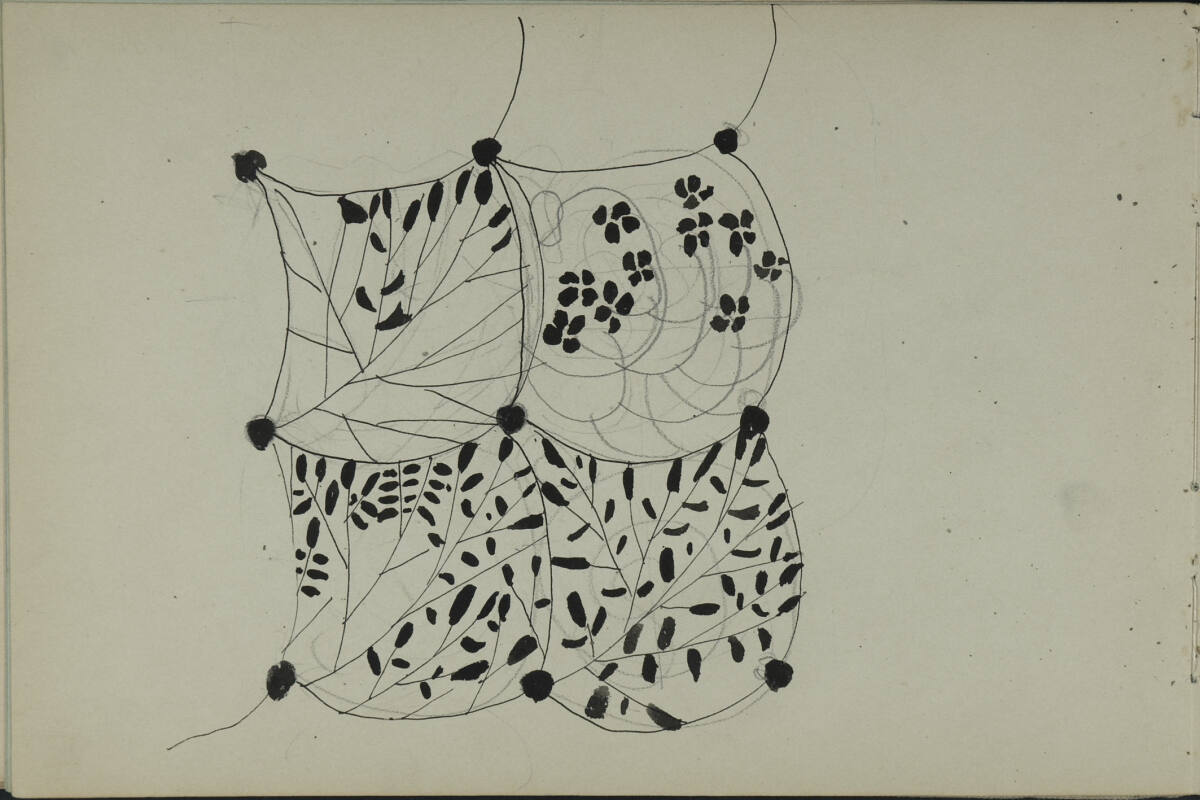 Ornamentstudie, Leopold Bauer, 1900