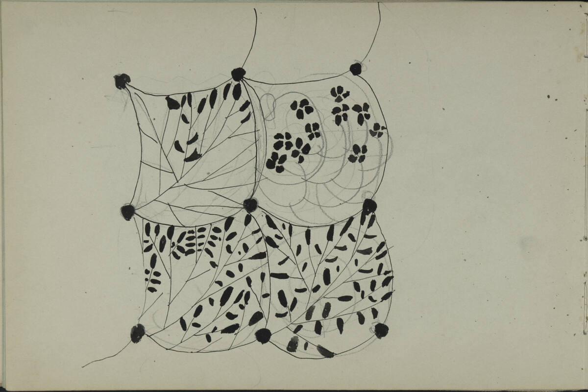 Leopold Bauer, Ornamentstudie, Inv. Nr.: 41139/27v