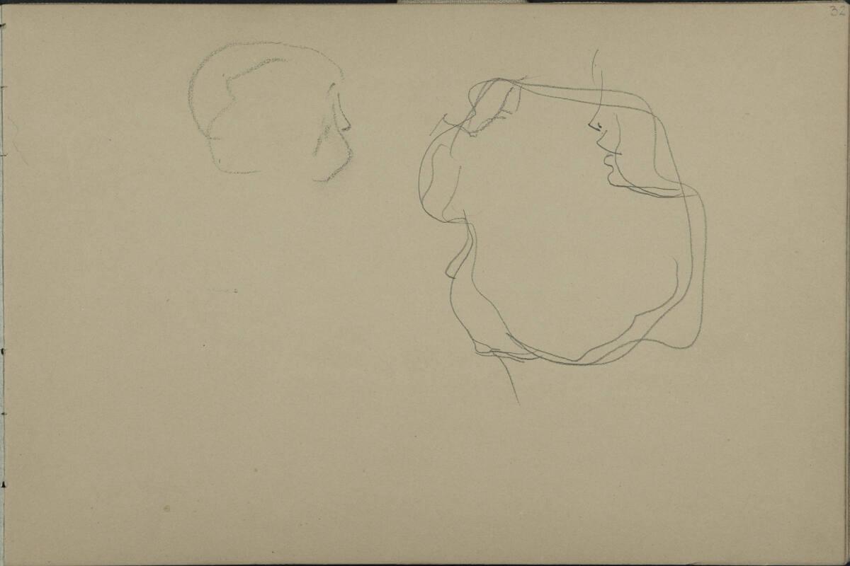 Leopold Bauer, Kopfstudien, Inv. Nr.: 41139/32