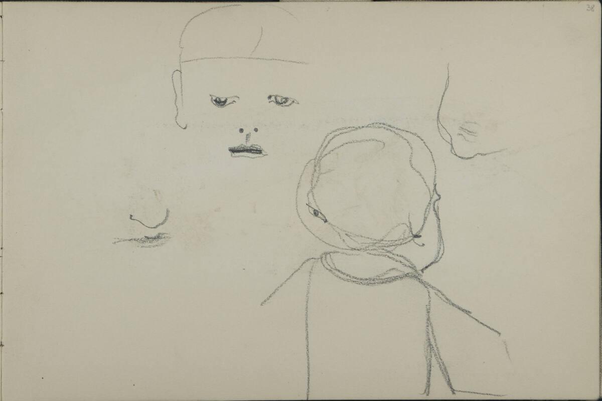 Leopold Bauer, Kopfstudie, Inv. Nr.: 41139/38r