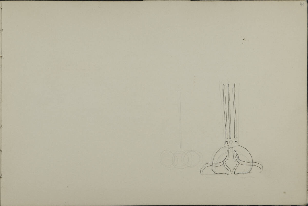 Ornamentstudie, Leopold Bauer, 1900