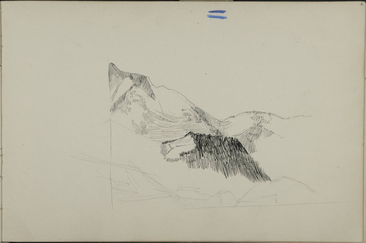 Landschaftsstudie, Leopold Bauer, 1898