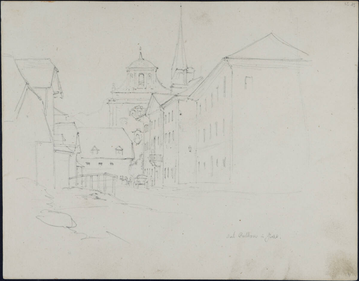 Das Rathaus in Bad Ischl, Carl Gauermann