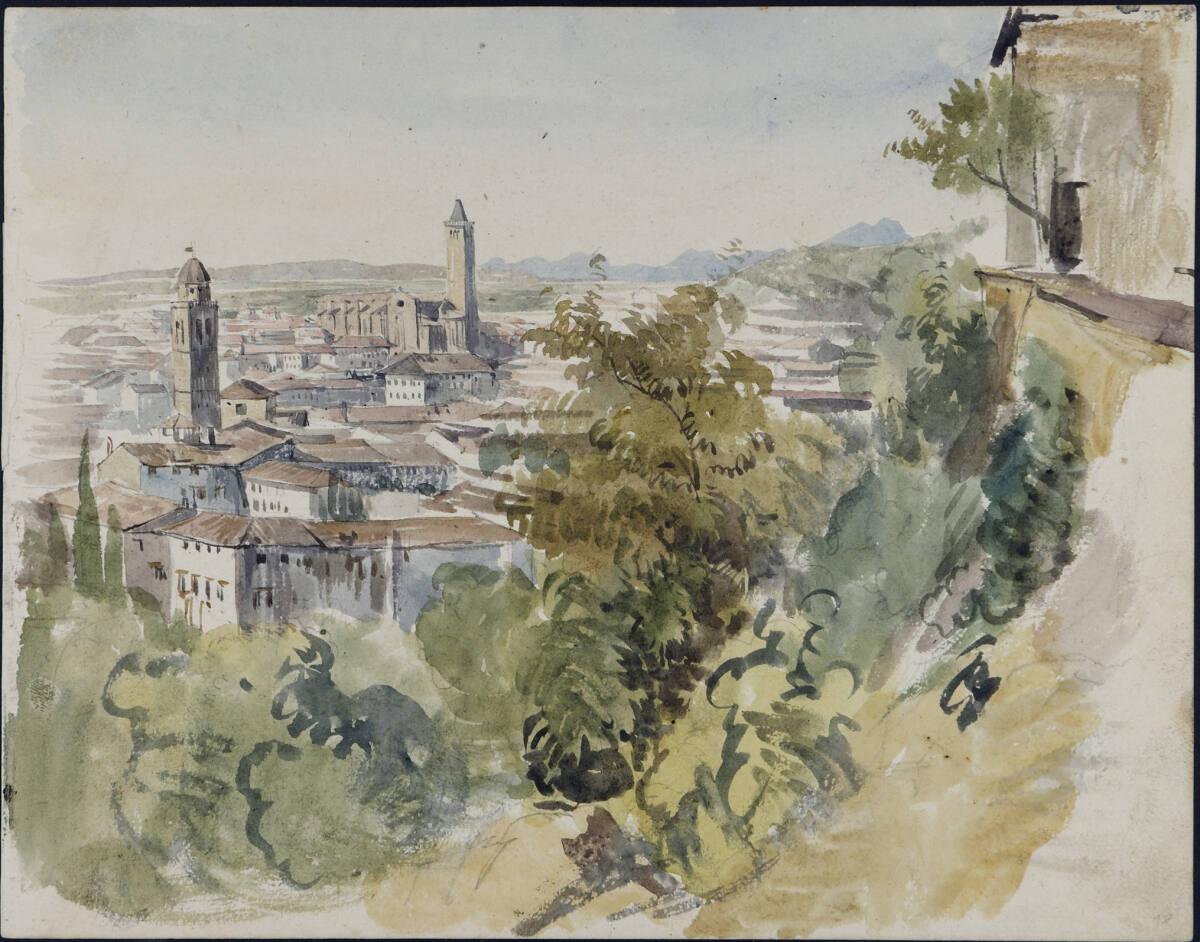 Carl Gauermann, Ansicht von Verona, Inv. Nr.: 42762/55