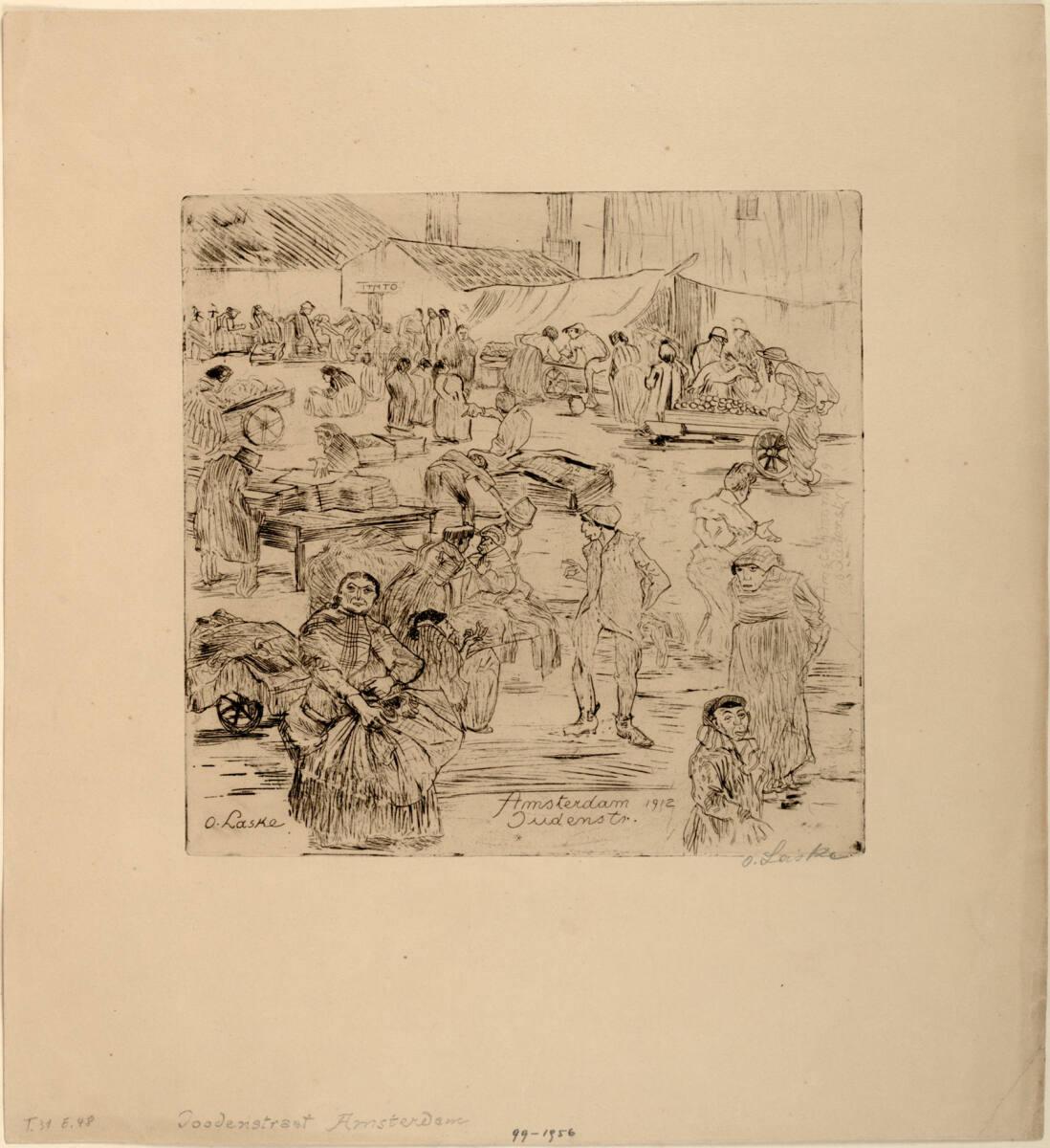 Oskar Laske, Amsterdam, Judenstraße, Inv. Nr.: DG1956/99