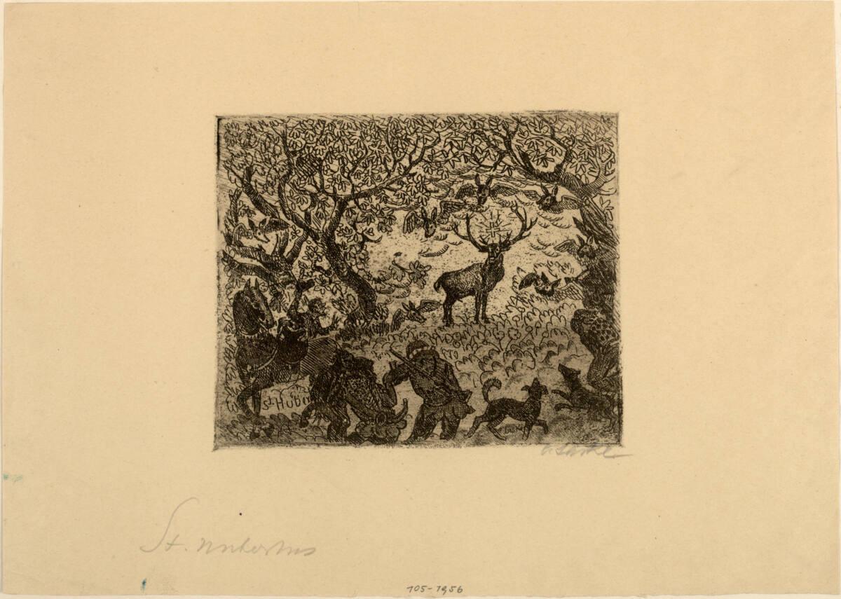 Oskar Laske, St. Hubertus, Inv. Nr.: DG1956/105