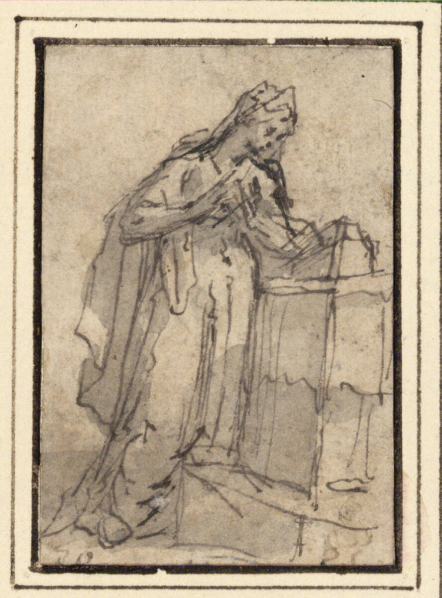 Maria am Lesepult (?), Peter Candid