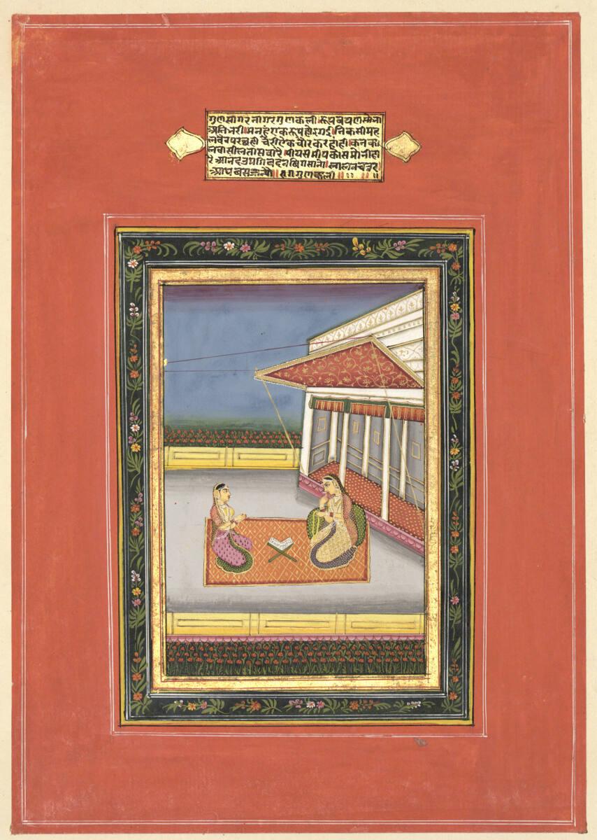 Anonym, Zwei sitzende Frauen, Inv. Nr.: 13593