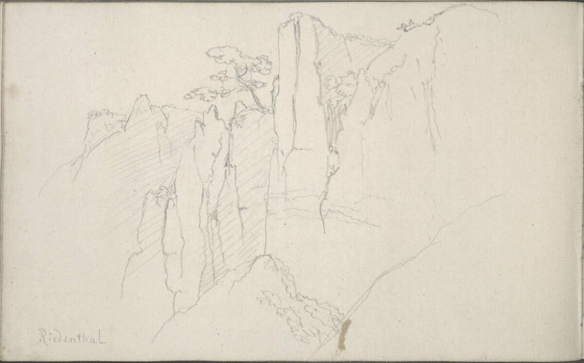 Blasius Höfel, Felsen bei Riedenthal, Inv. Nr.: 35116/80v