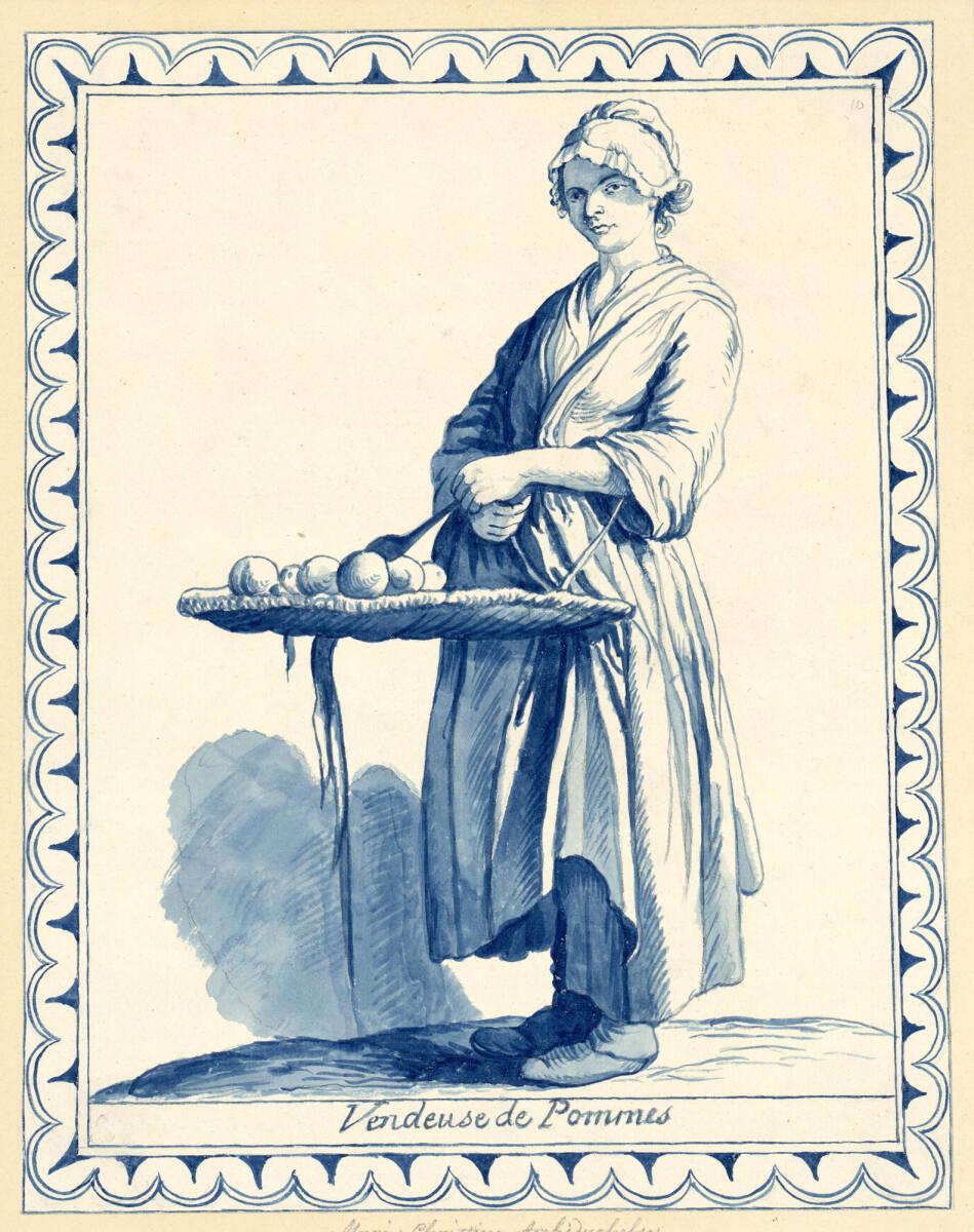 Erzherzogin Marie Christine Habsburg-Lothringen, Vendeuse de Pommes, Inv. Nr.: 13649