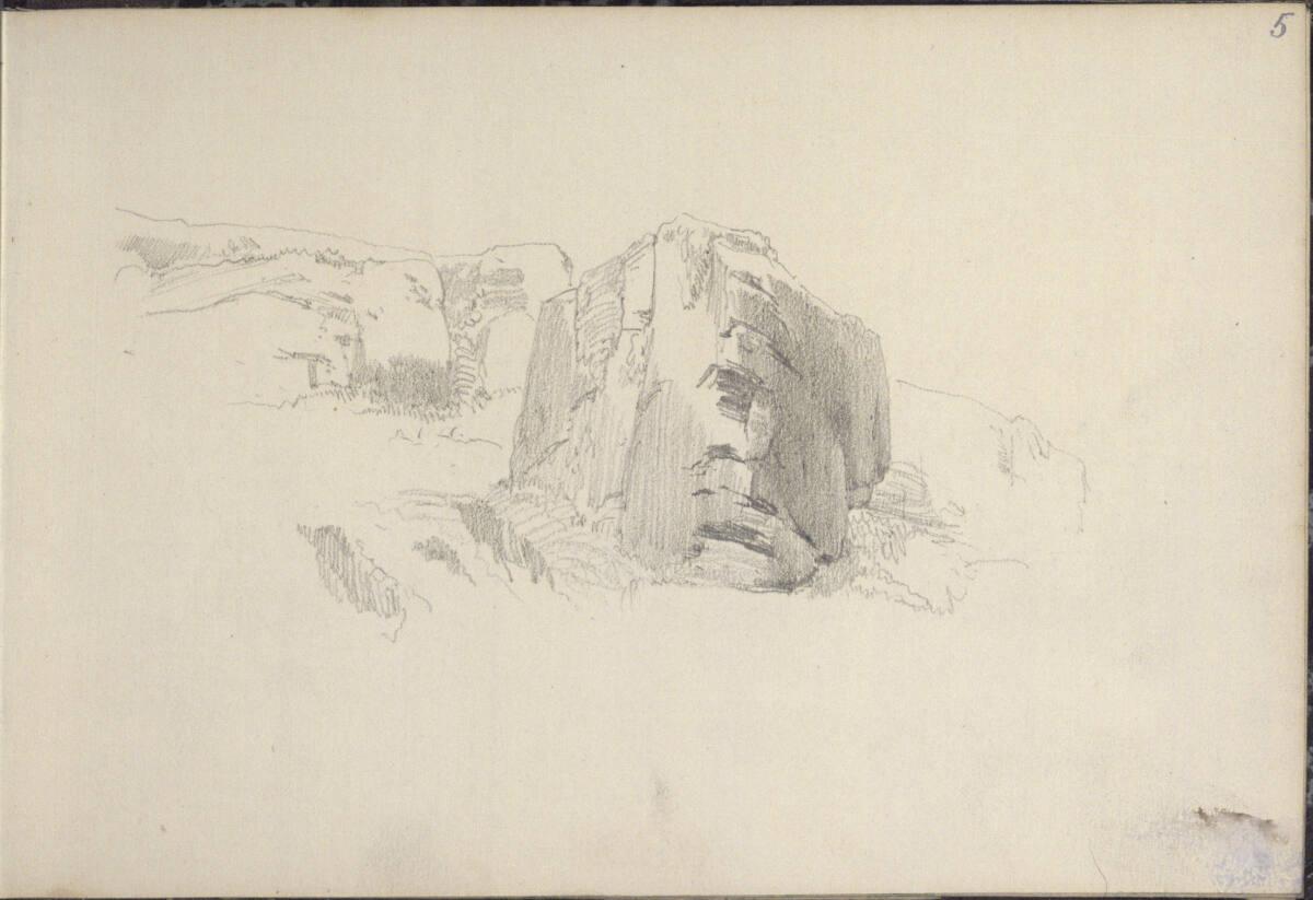 Anton Hansch, Felslandschaft, Inv. Nr.: 16156