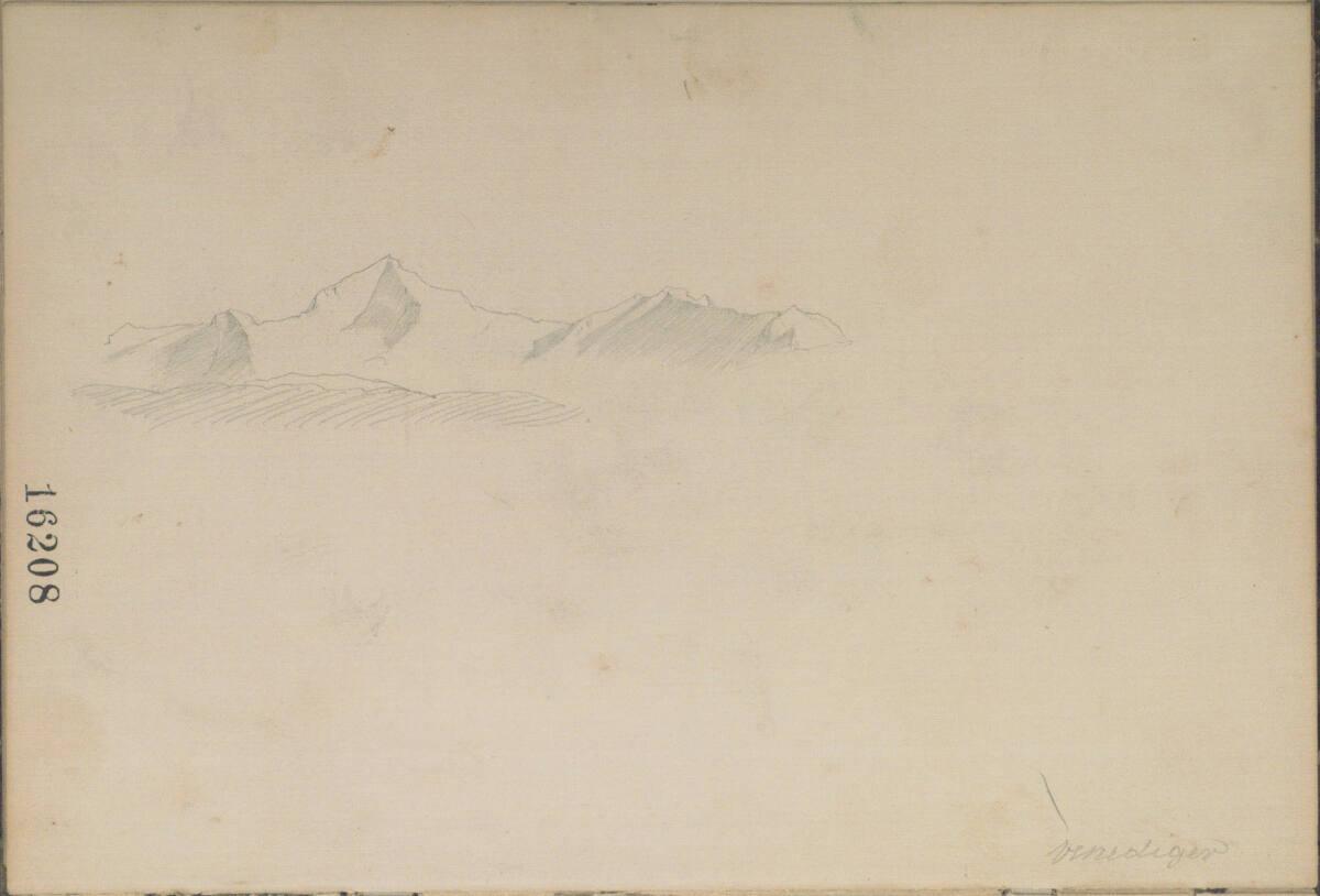 Anton Hansch, Blick auf den Venediger, Inv. Nr.: 16208