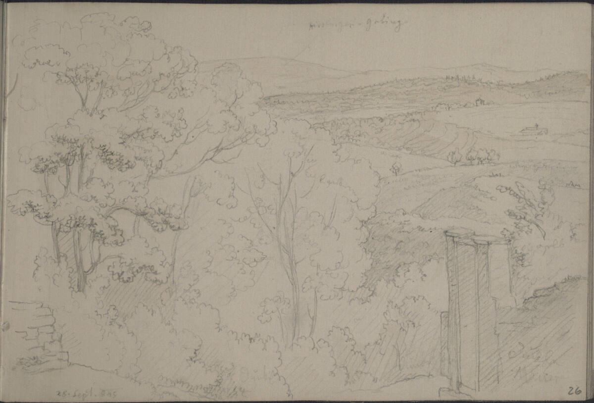 Blasius Höfel, Landschaft, Inv. Nr.: 35117/26r