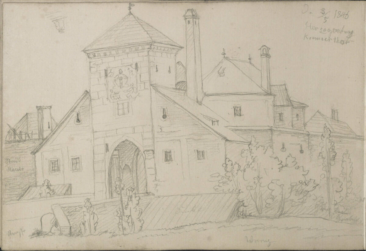 Das Kremsertor in Stein an der Donau, Blasius Höfel