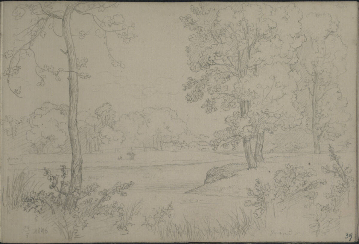 Flusslandschaft, Blasius Höfel