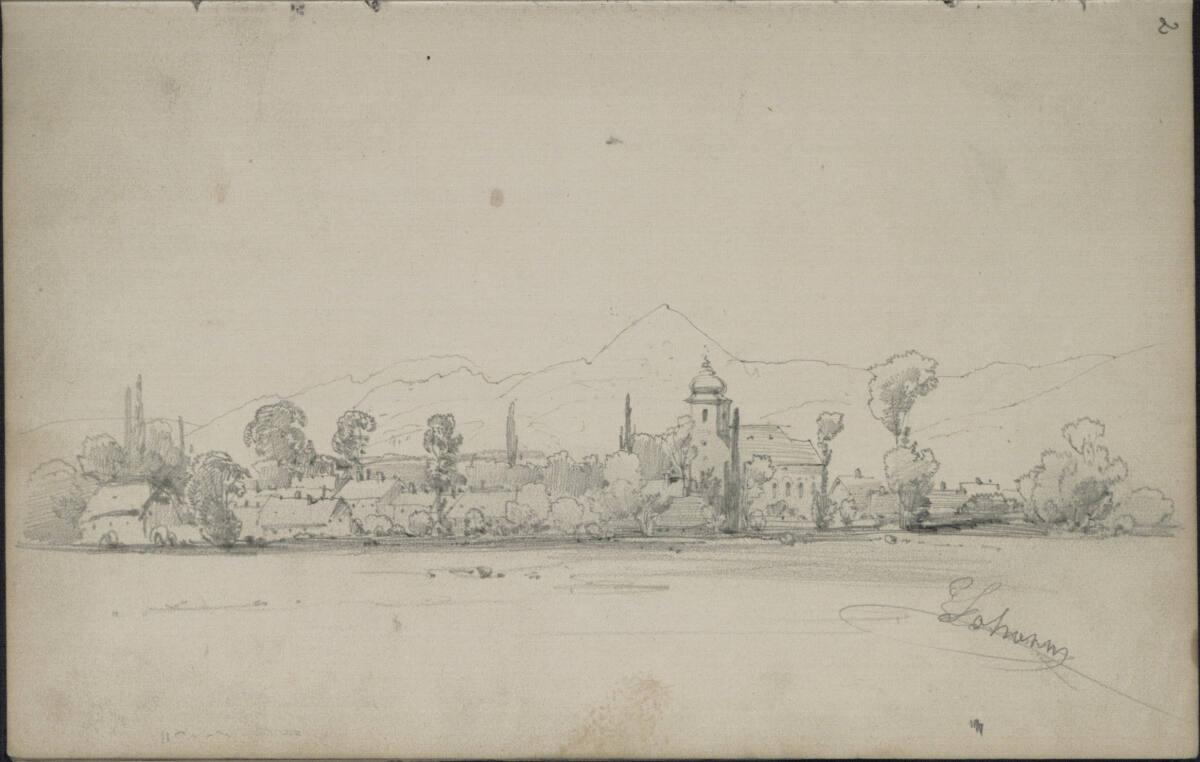 Joseph Holzer, Blick über St. Johann, Inv. Nr.: 25401/2