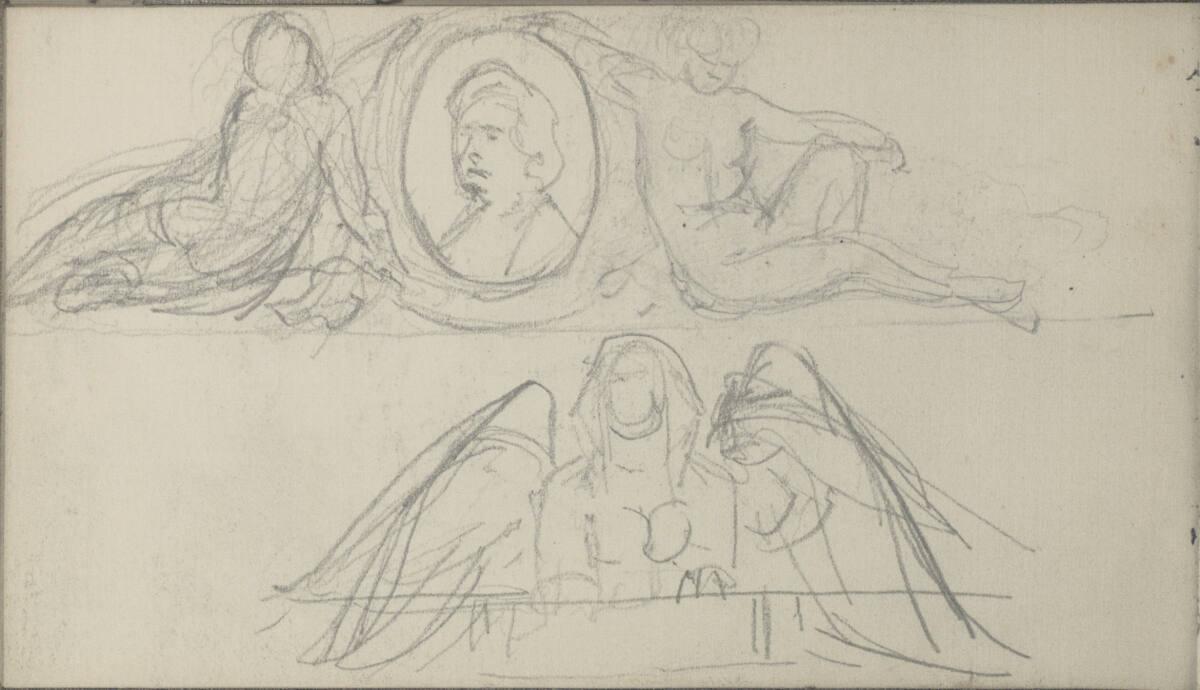 Emerich Alexius Swoboda, Entwurf für ein Denkmal, Inv. Nr.: 30304/6v